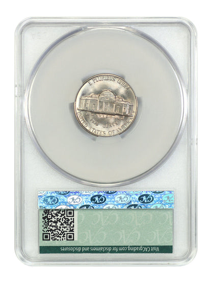 1939-D 5C CACG MS64 (Reverse of 1940) - Jefferson Nickel