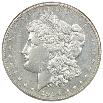 1904-S $1 PCGS AU55 - Morgan Dollar - Key Date S-Mint Morgan Dollar