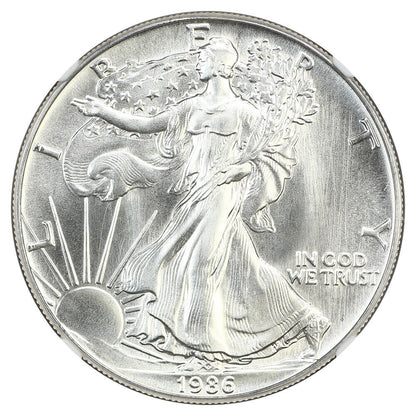 1986 $1 Silver Eagle NGC MS70 - Silver Eagles