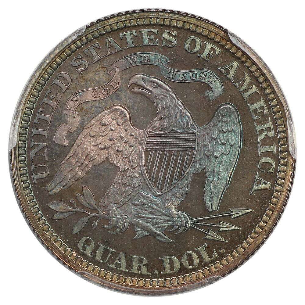 1866 25C PCGS PR66 (Motto) ex: D.L. Hansen