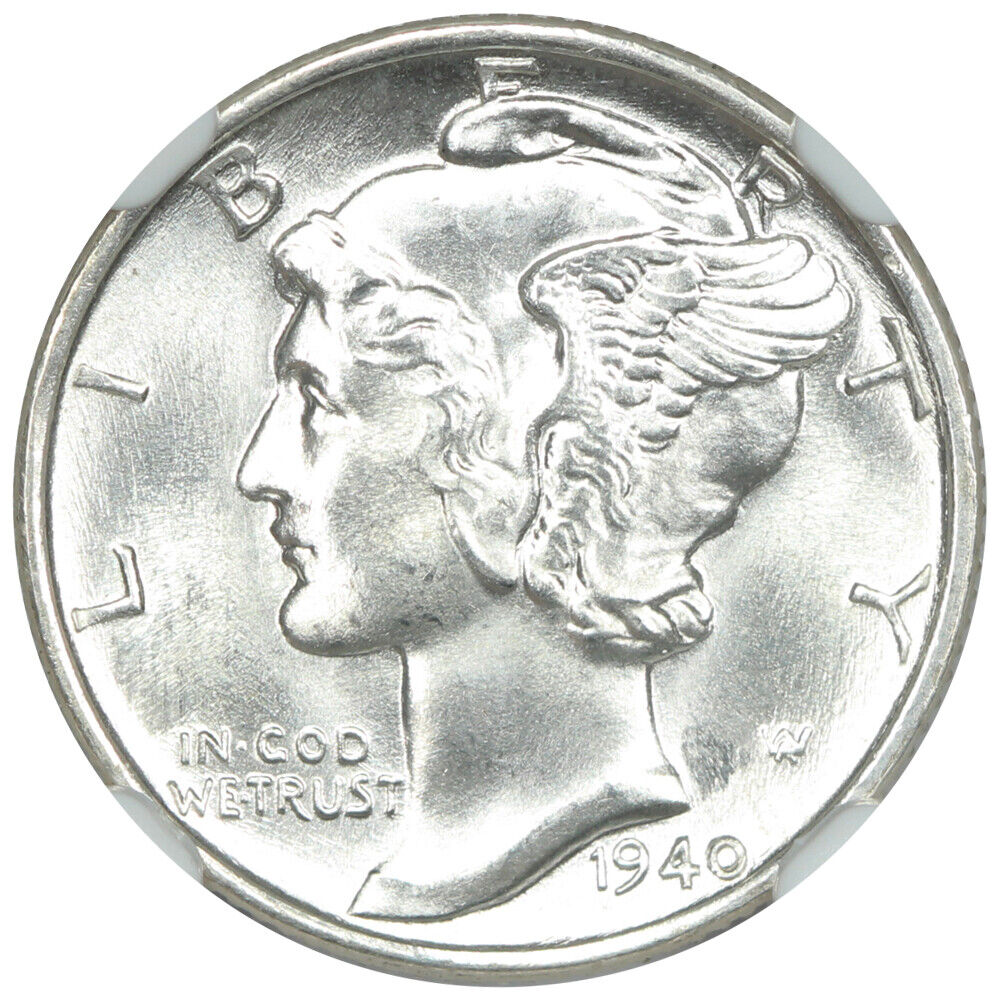 1940 10C NGC MS67 - Mercury Dime