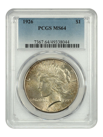 1926 $1 PCGS MS64 - Peace Dollar