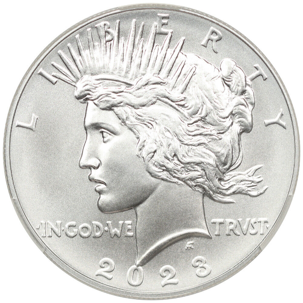 2023 $1 Peace Dollar CACG MS70 - $1 (Silver)