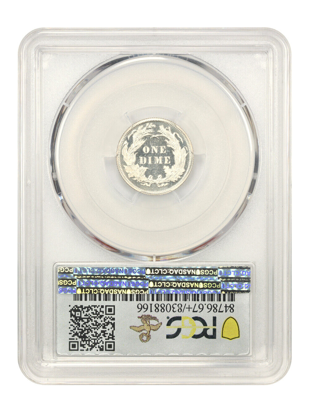 1889 10C PCGS/CAC PR67+CAM ex: D.L. Hansen