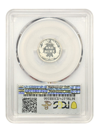 1889 10C PCGS/CAC PR67+CAM ex: D.L. Hansen