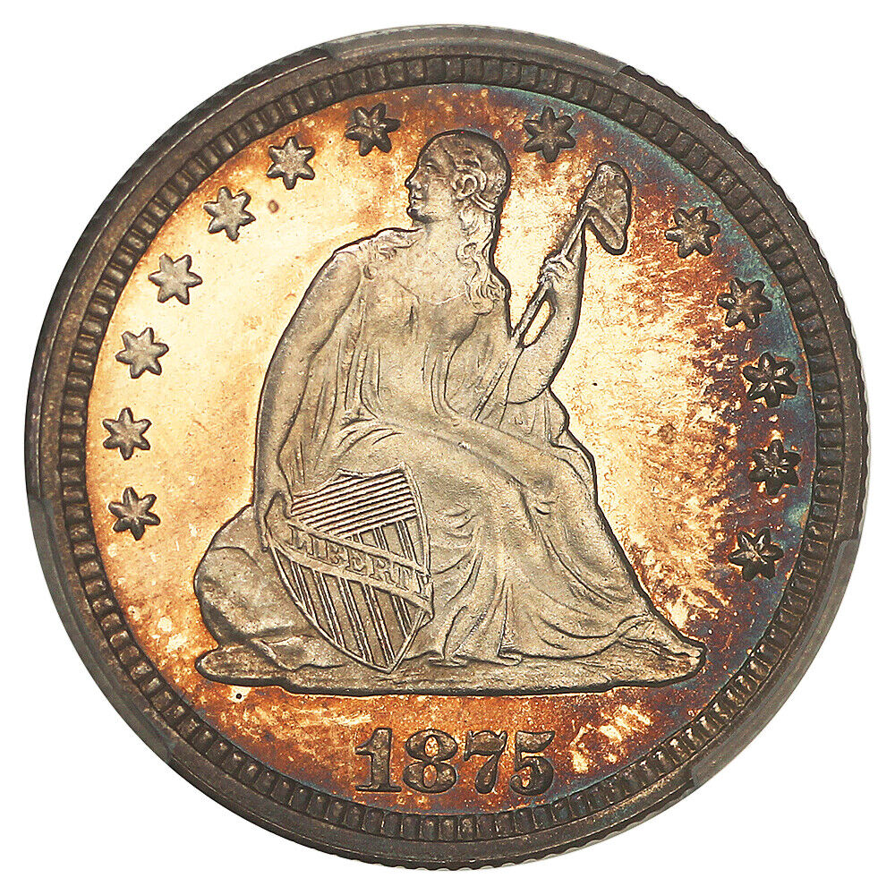 1875 25C PCGS PR66CAM