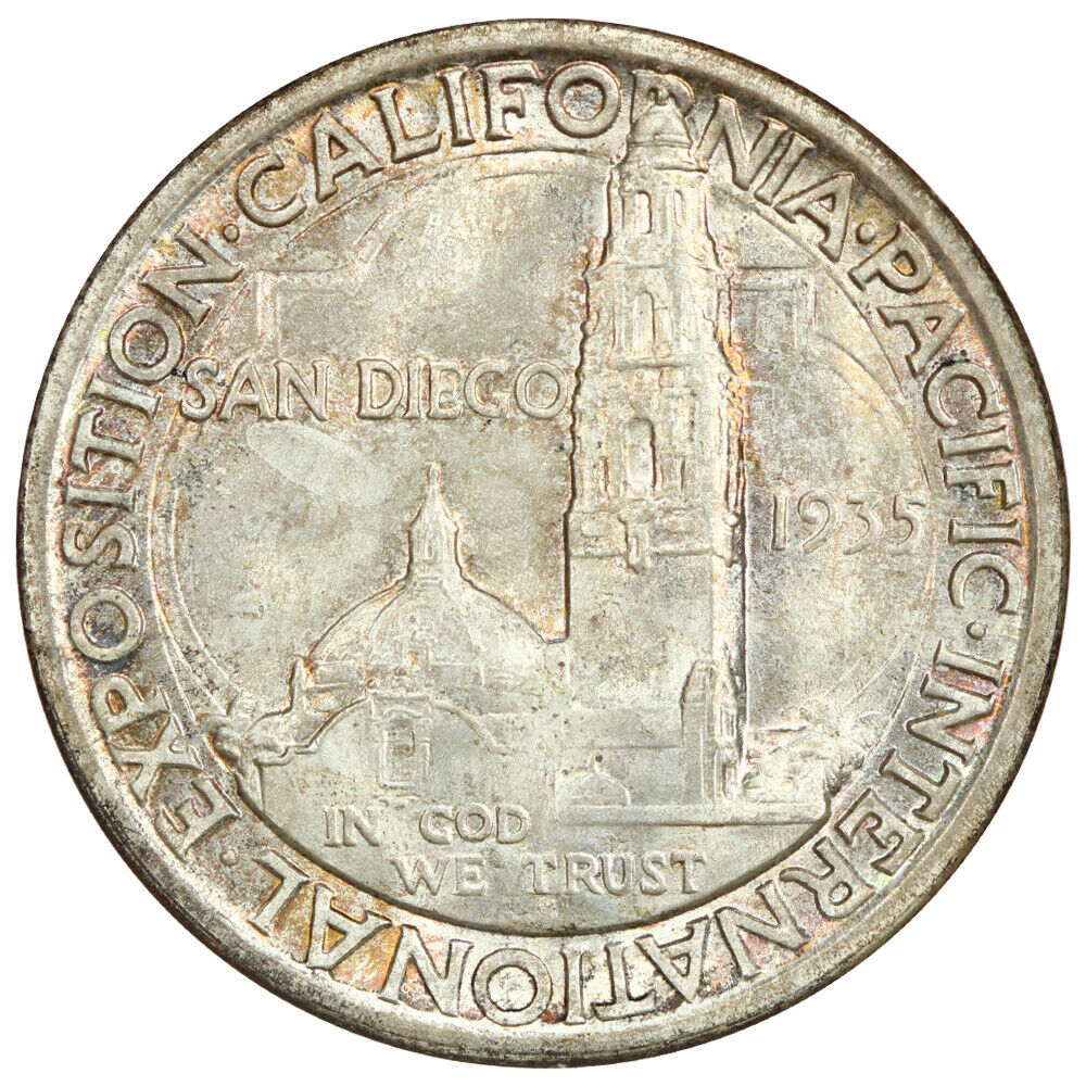 1935-S 50C San Diego CACG MS66 - Classic Silver Commemorative