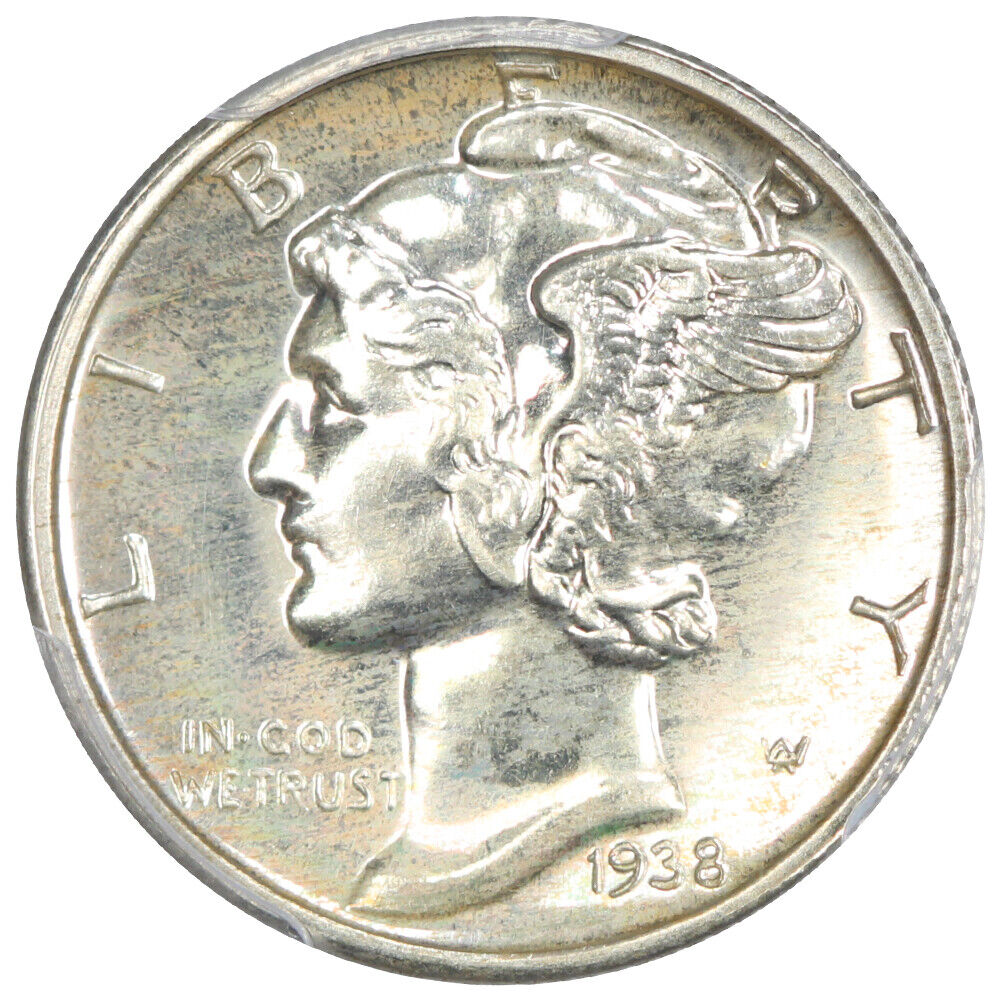 1938 10C PCGS PR66 - Mercury Dime