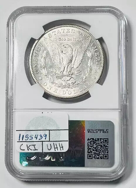 1884 S Morgan Silver Dollar NGC AU-55