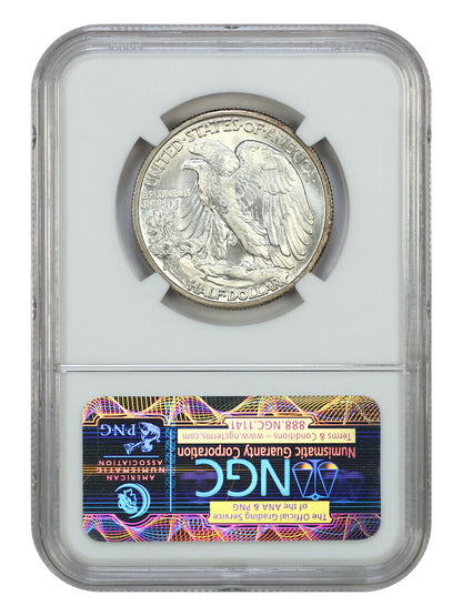 1943-D 50C NGC MS65 - Walking Liberty Half Dollar