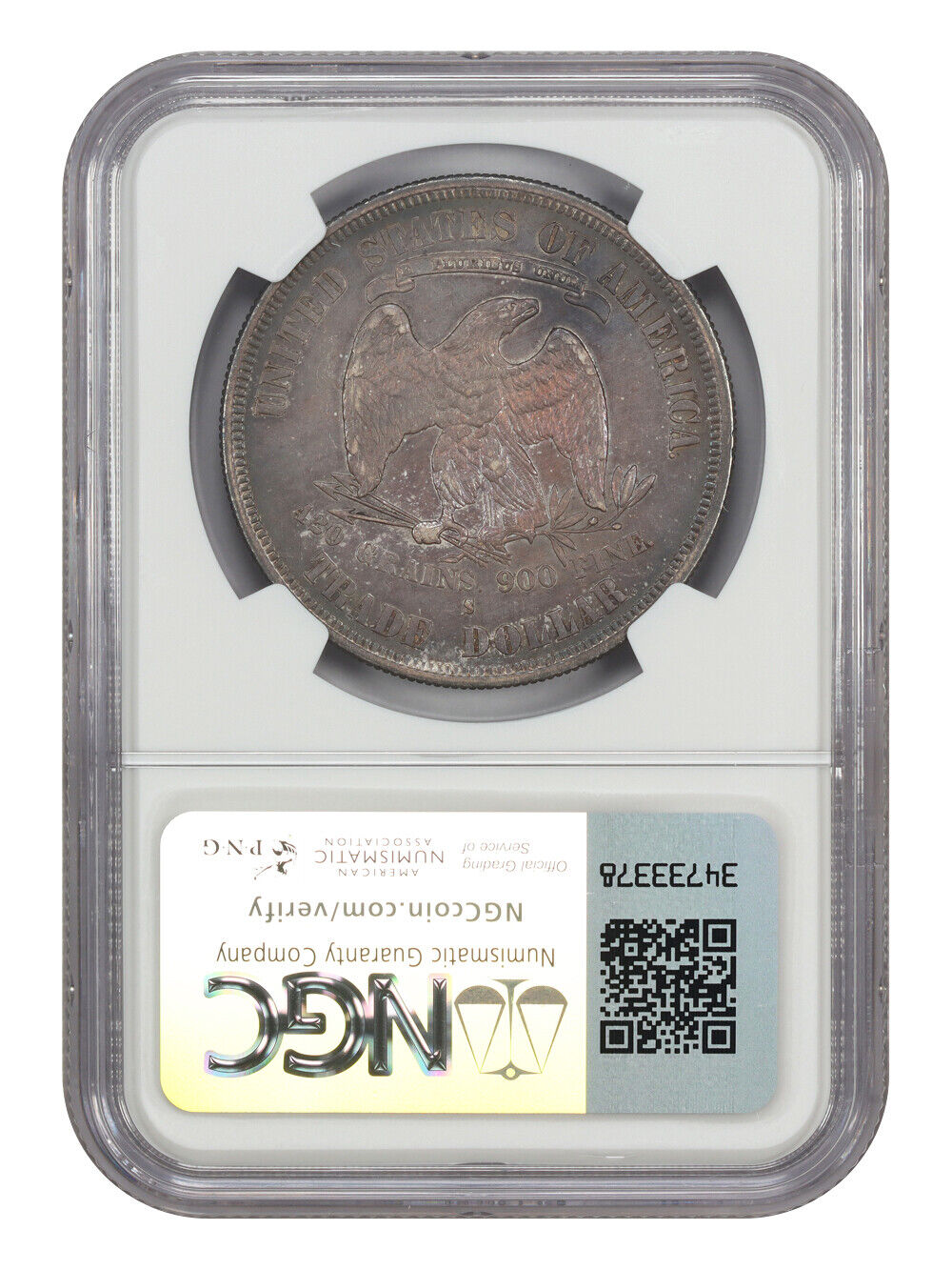 1878-S Trade $1 NGC AU53 - Trade Dollar - Great Type Coin