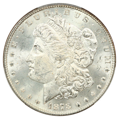 1878 7TF $1 PCGS MS64+ (Reverse of 1878) - Morgan Dollar