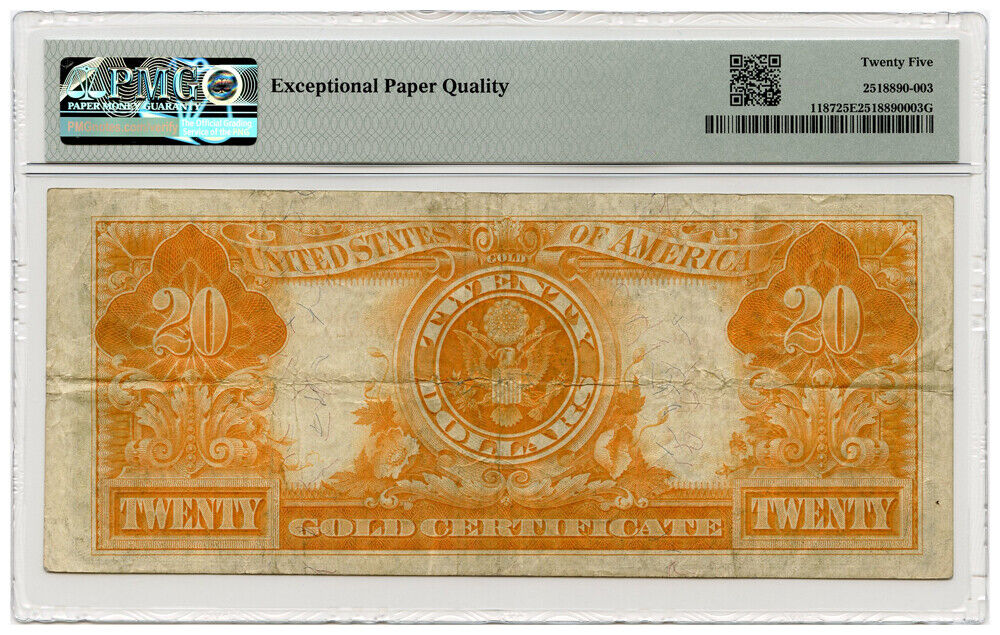 FR. 1187 1922 $20 Gold Certificate PMG VF25 EPQ - Other