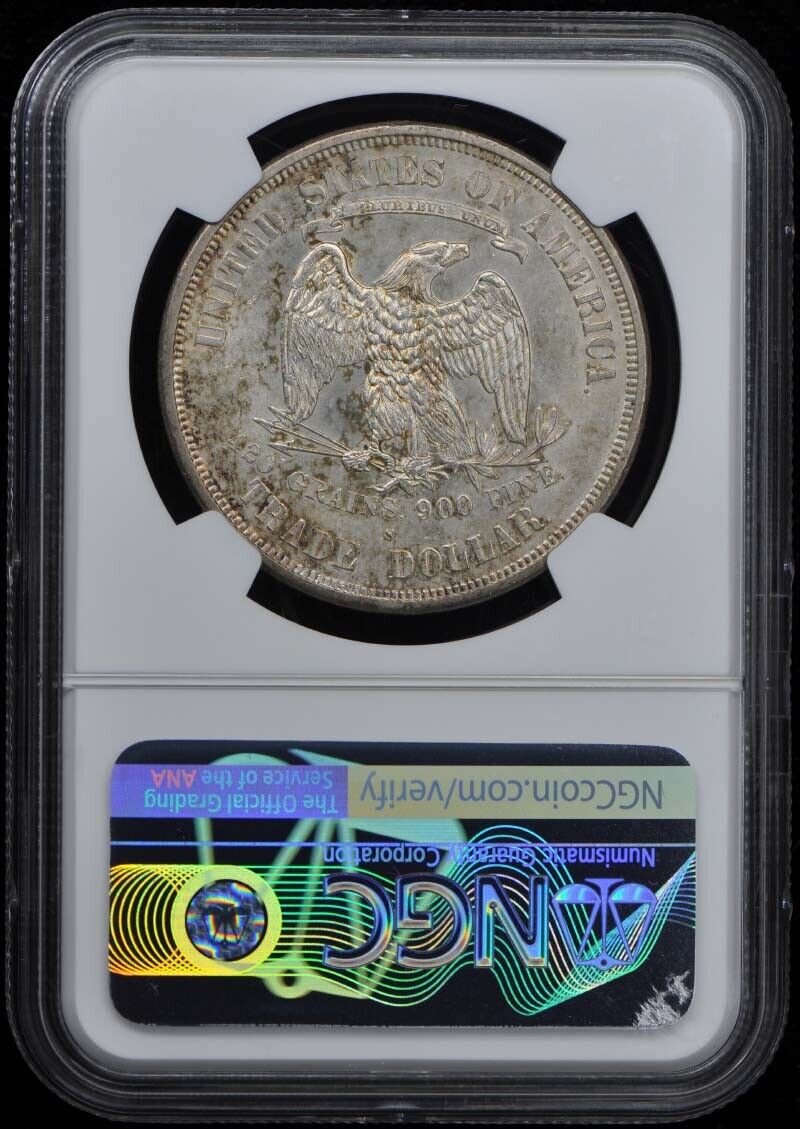 1873-S Trade Dollar T$1 NGC MS63