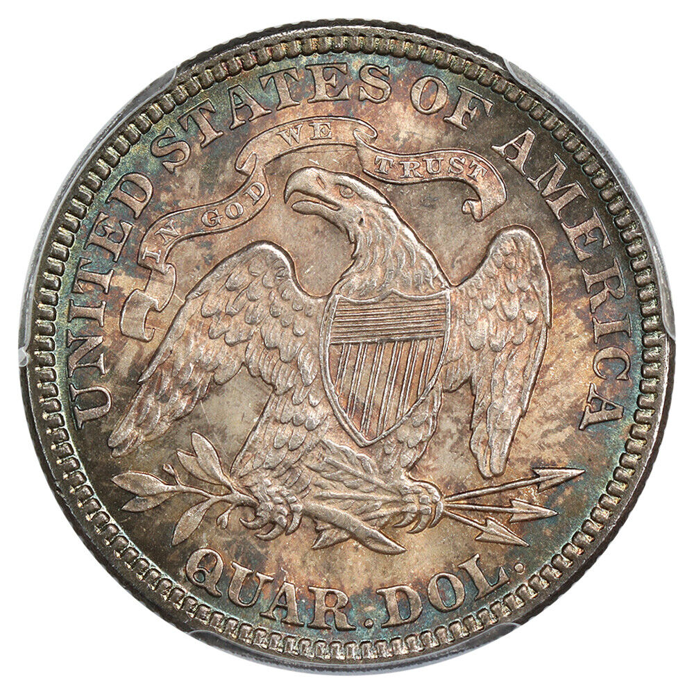 1890 25c PCGS MS66+ ex: D.L. Hansen