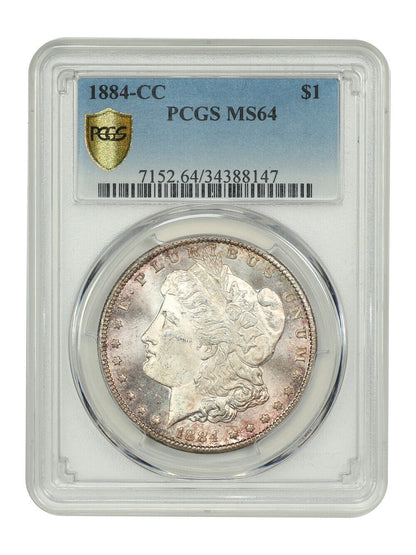 1884-CC $1 PCGS MS64