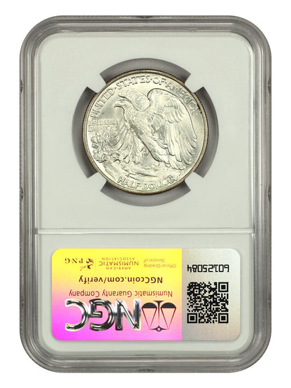 1937 50C NGC/CAC MS66+ - Walking Liberty Half Dollar