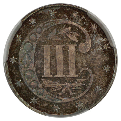 1869/9 3CS CACG PR66 ex: D.L. Hansen - Three Cent Silver