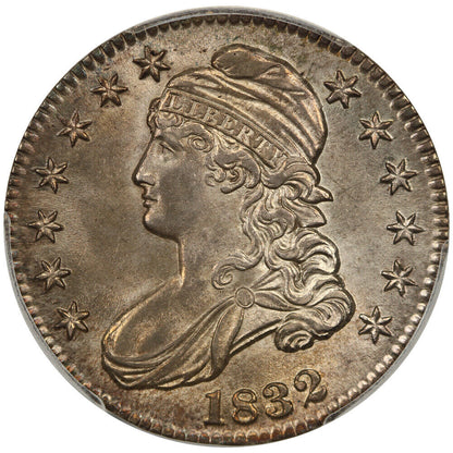 1832 50c PCGS MS63 (Small Letters) ex: D.L. Hansen