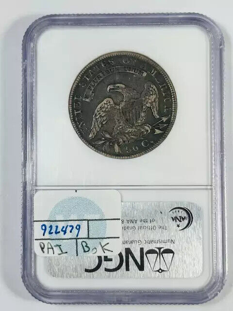 1834 P Capped Bust Half Dollars NGC VF-35