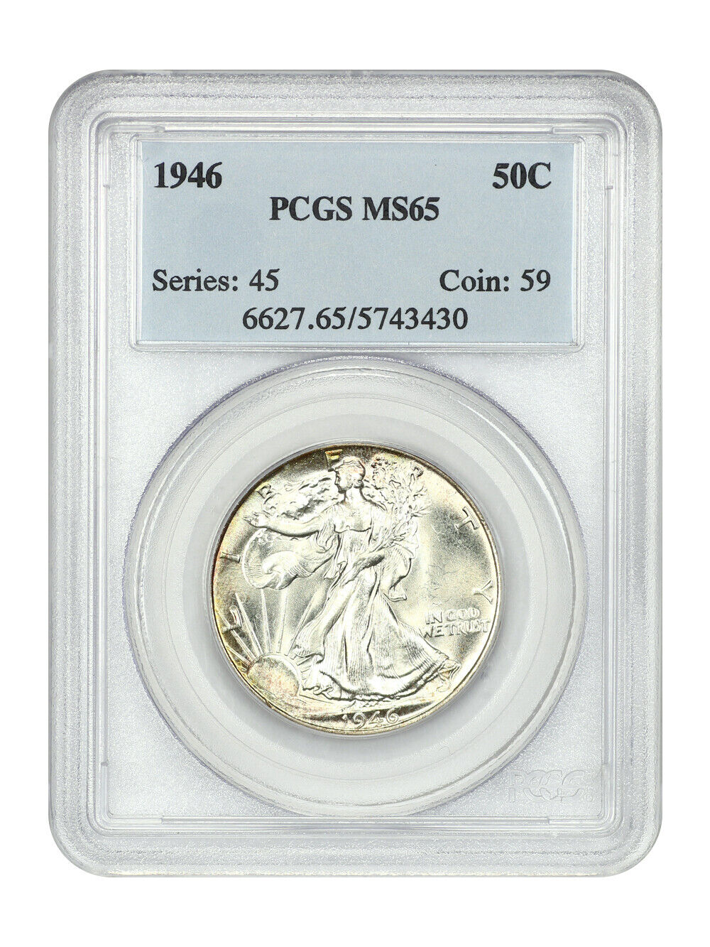 1946 50C PCGS MS65