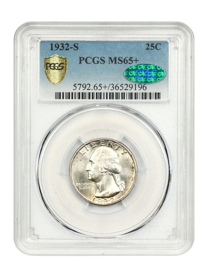 1932-S 25C PCGS/CAC MS65+