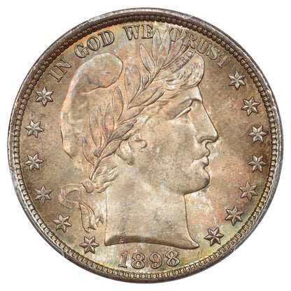 1898 50C PCGS MS67 ex: D.L. Hansen