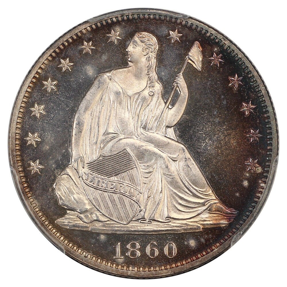 1860 50C PCGS PR66CAM ex: D.L. Hansen/Chrismor