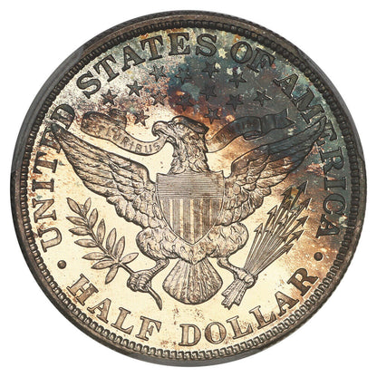 1904 50C CACG PR67+ ex: D.L. Hansen - Barber Half Dollar