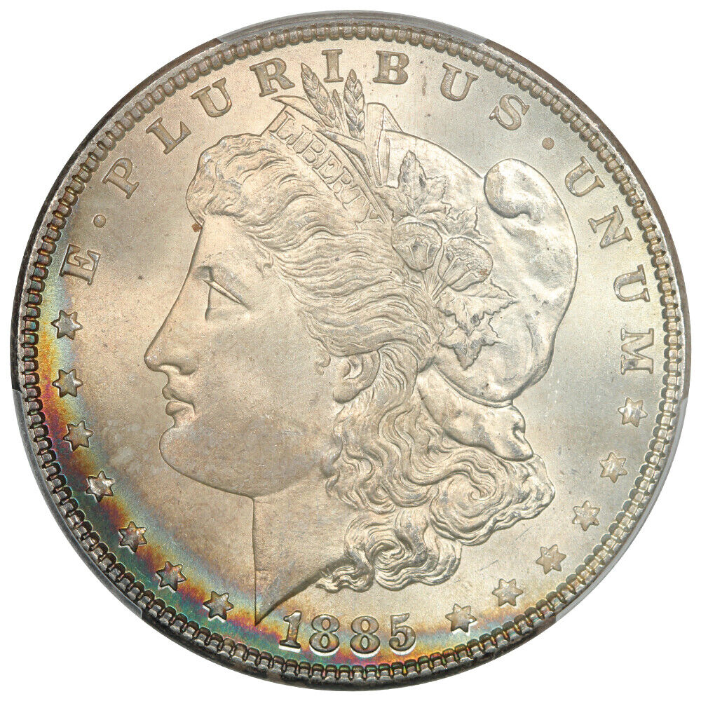 1885 $1 PCGS/CAC MS67+ - Morgan Dollar