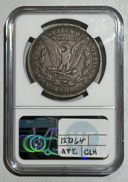 1878 S Morgan Dollar NGC VF-25 S VAM-57 LONG NOCK REVERSE