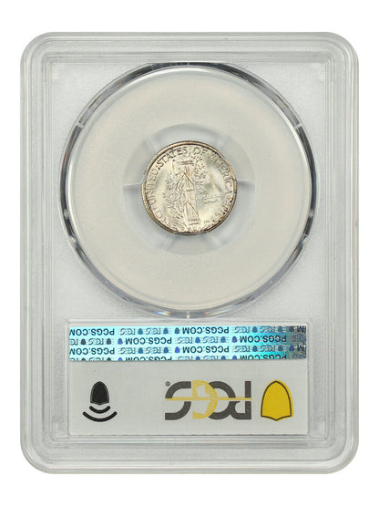 1931-D 10C PCGS/CAC MS67+FB - Mercury Dime