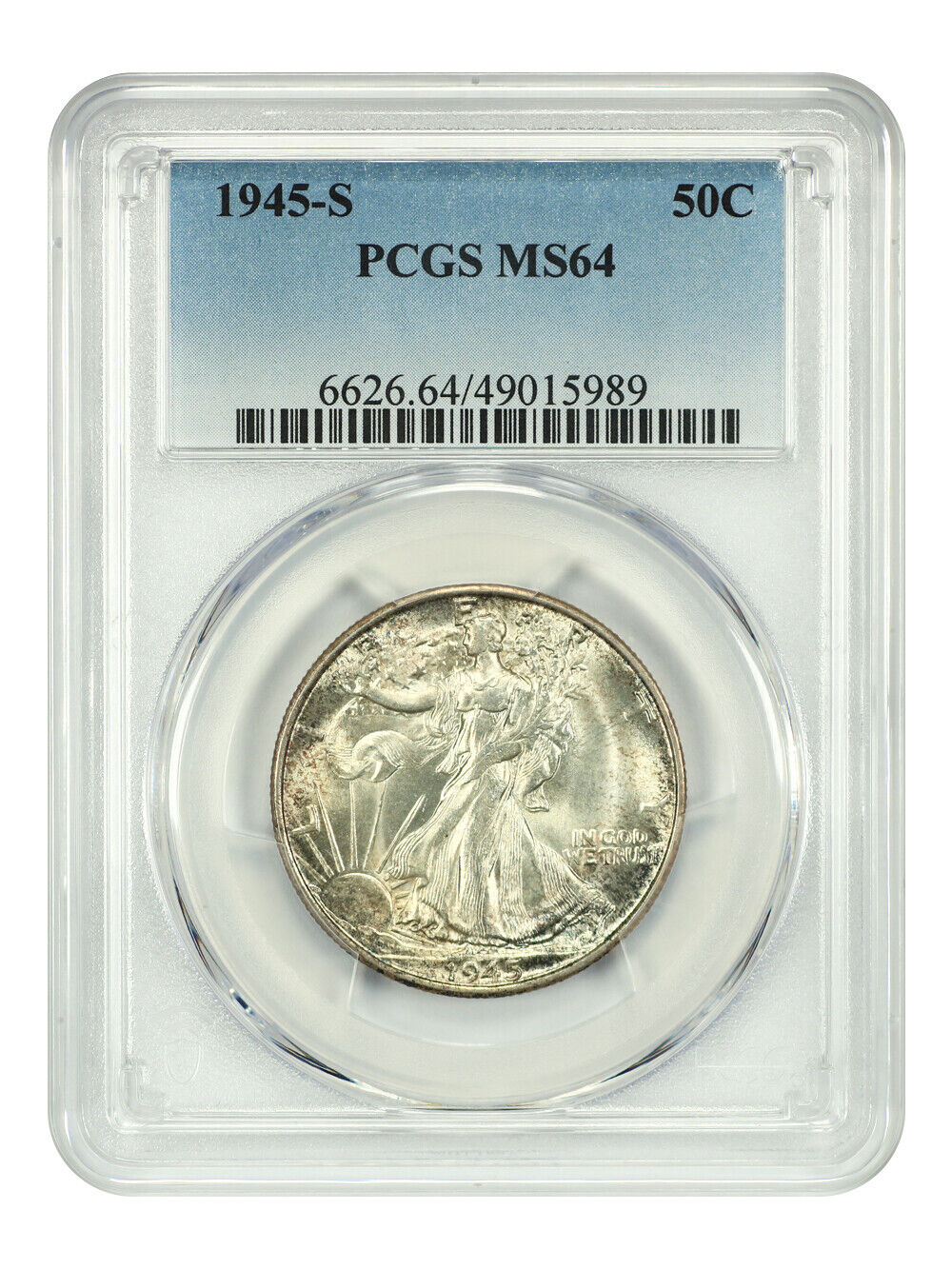 1945-S 50C PCGS MS64