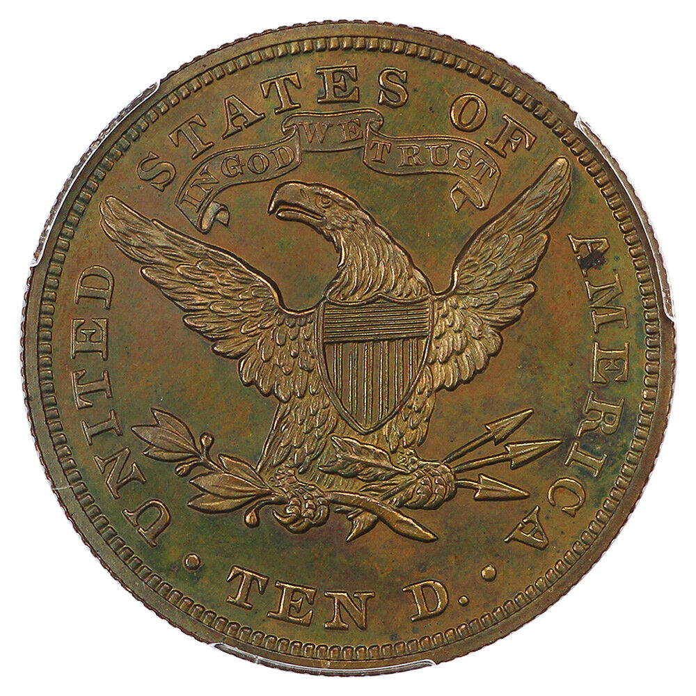 Pattern: 1865 $10 PCGS PR65BN (J-450) - Patterns