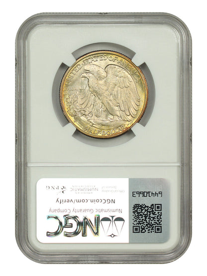 1944-S 50C NGC MS66 - Walking Liberty Half Dollar