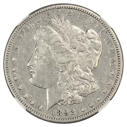 1892-CC $1 NGC VF35 - Morgan Dollar - Popular, Scarce Carson City Morgan