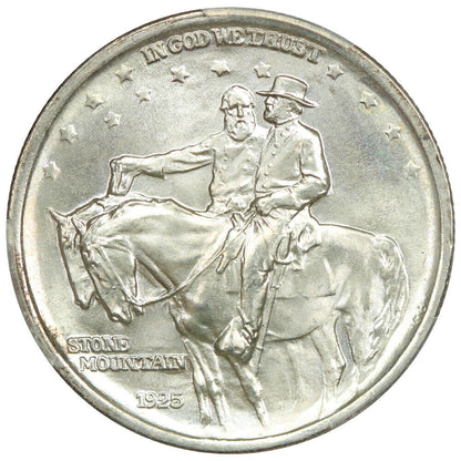 1925 50C Stone Mountain PCGS MS67+ - Classic Silver Commemorative