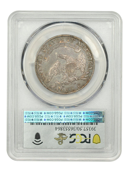 1807 50C PCGS AU50 (Bearded Goddess, 50/20) ex: D.L. Hansen