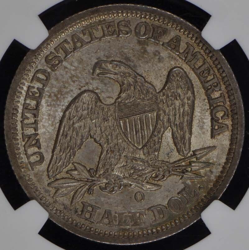 1847-O Seated Liberty Half Dollar - No Motto 50C NGC MS64