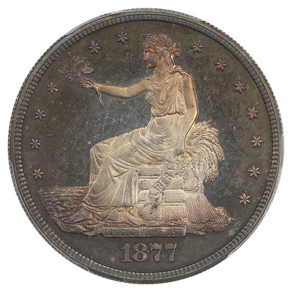 1877 Trade $1 PCGS Proof 65 CAM ex: D.L. Hansen