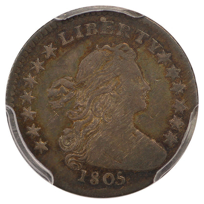 1805 H10C PCGS/CAC AU53 ex: D.L. Hansen/Pittman