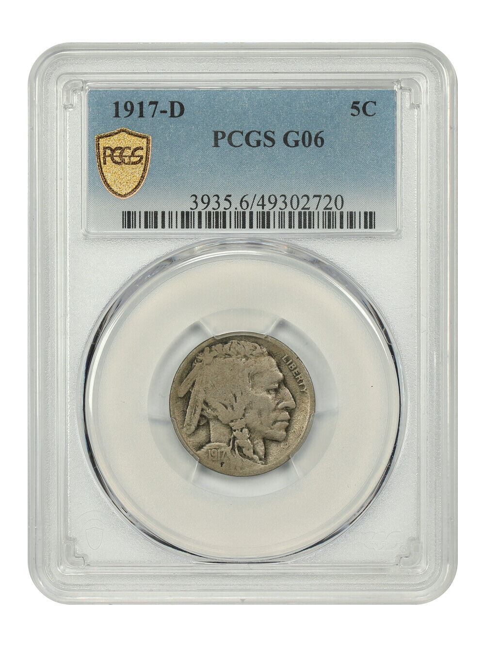 1917-D 5C PCGS Good 06 - Buffalo Nickel