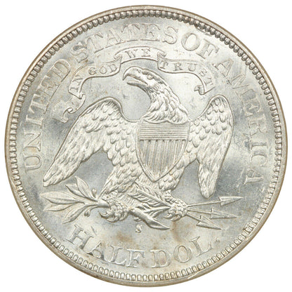 1875-S 50C NGC MS64 - Liberty Seated Half Dollar