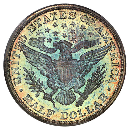 1902 50C PCGS/CAC PR67+ ex: D.L. Hansen