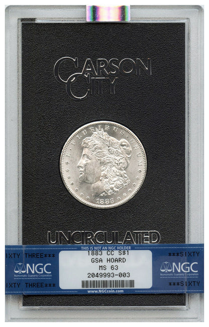 1883-CC $1 GSA Hoard NGC MS63 - Morgan Dollar