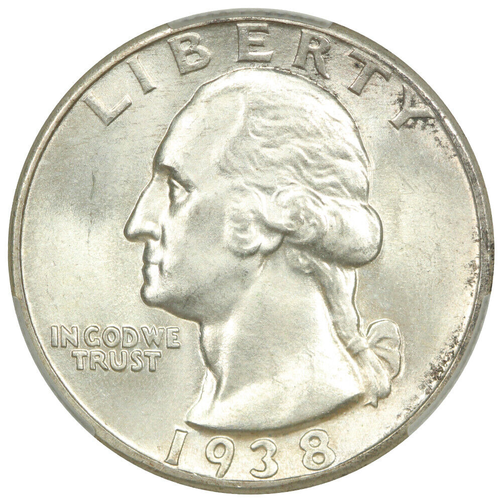 1938 25C CACG MS64 - Washington Quarter