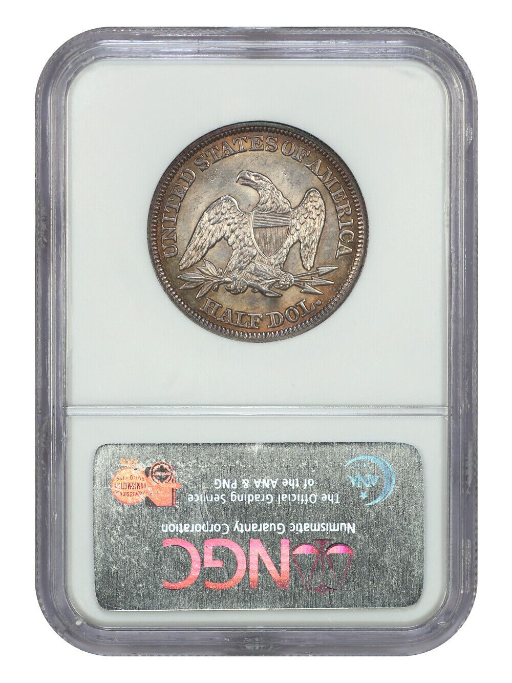 1846 50C Tall Date NGC MS62 - Liberty Seated Half Dollar - Better Die Variety