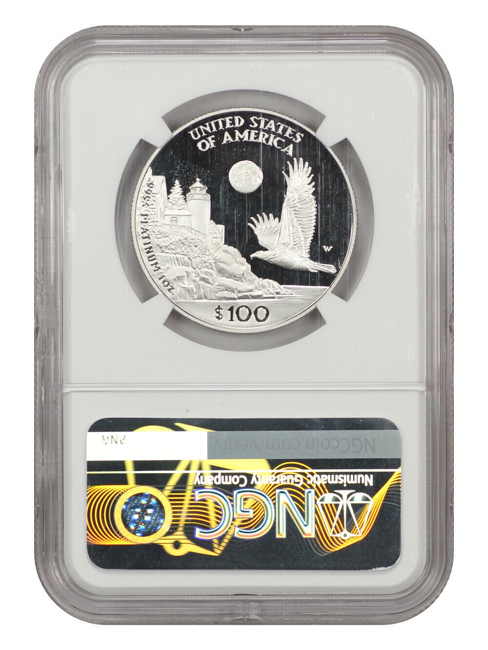 1998-W Platinum Eagle $100 NGC Proof 70 UCAM