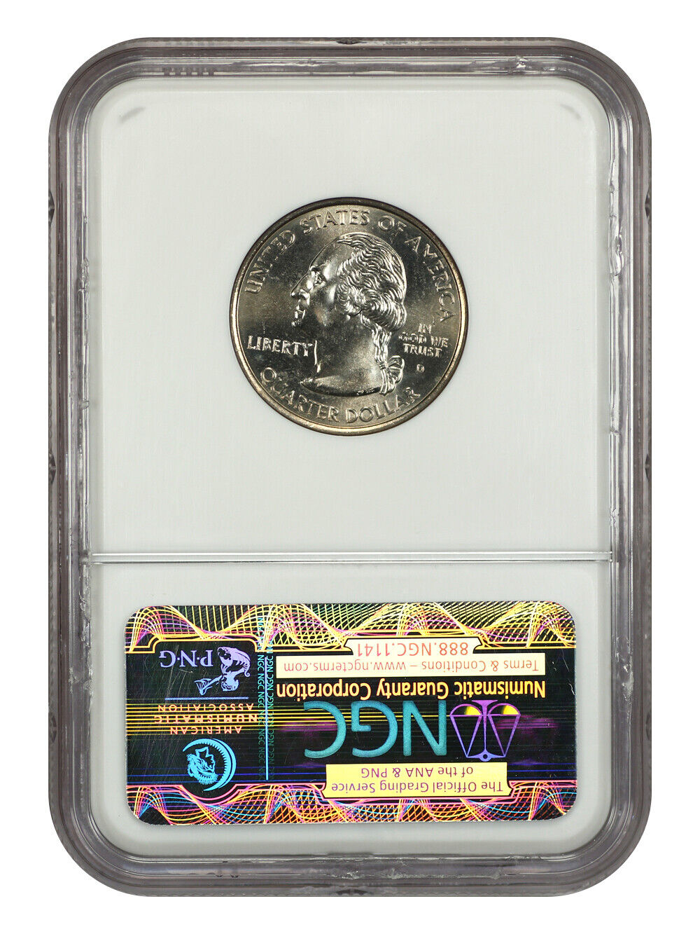 2002-D 25C Mississippi NGC MS67 - Washington 50 States Quarters