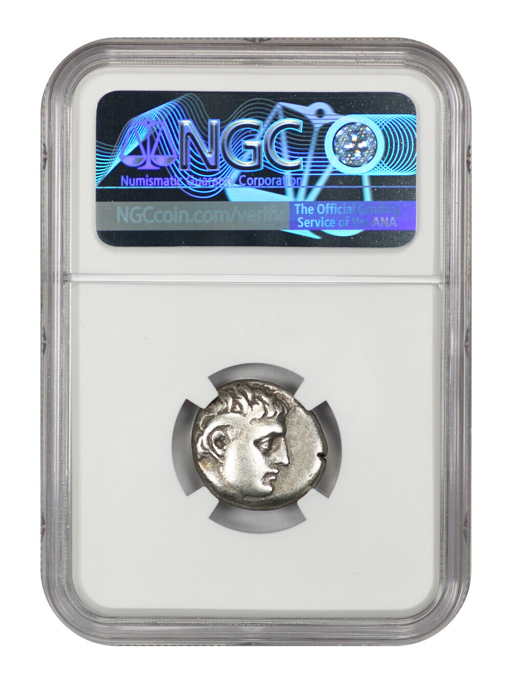 Ancient Roman: (c.308-277 BC) AR Didrachm NGC Choice Fine (Cyrenaica, Cyrene)